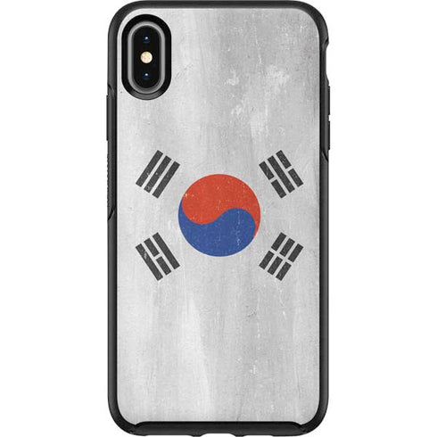 South Korean Flag Distressed Otterbox Symmetry iPhone Skin